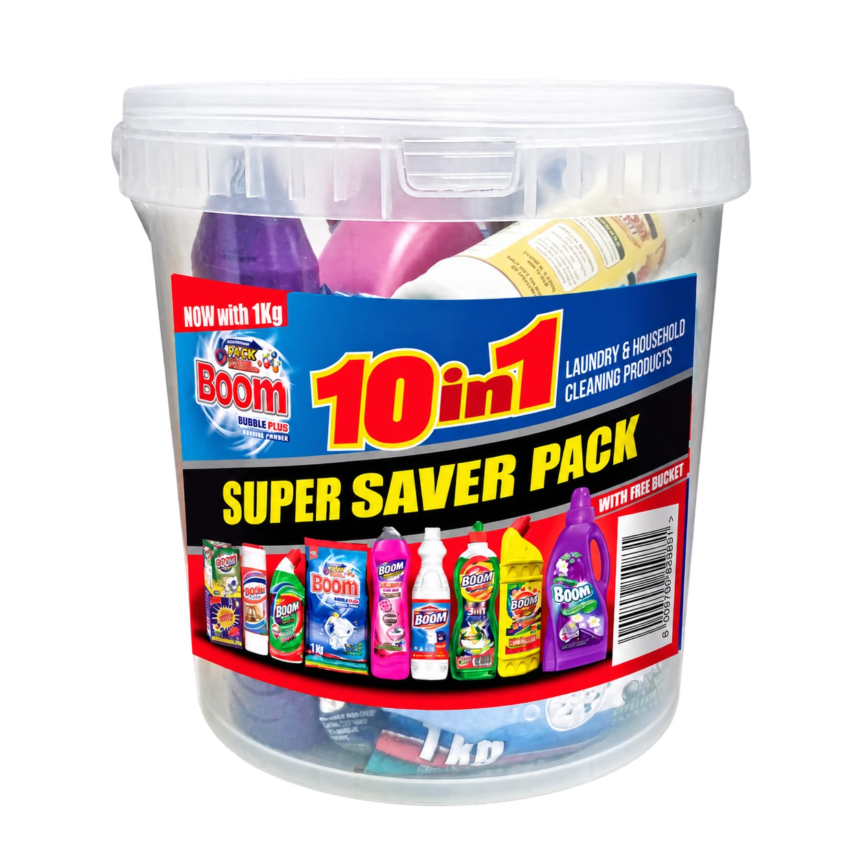 Boom 10-in-1 Super Saver Pack with free bucket
